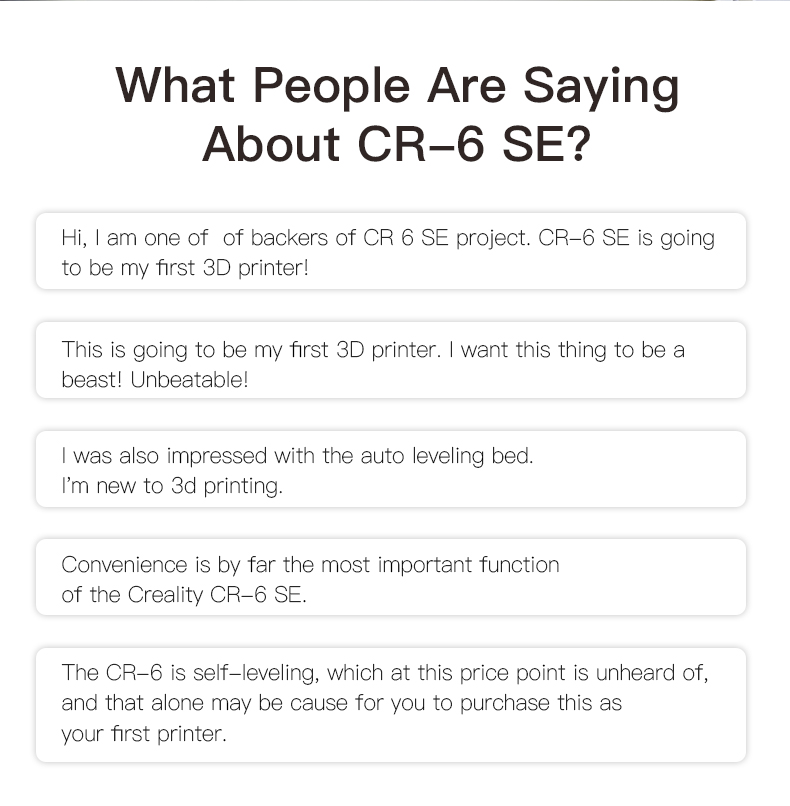 Creality CR-6 SE