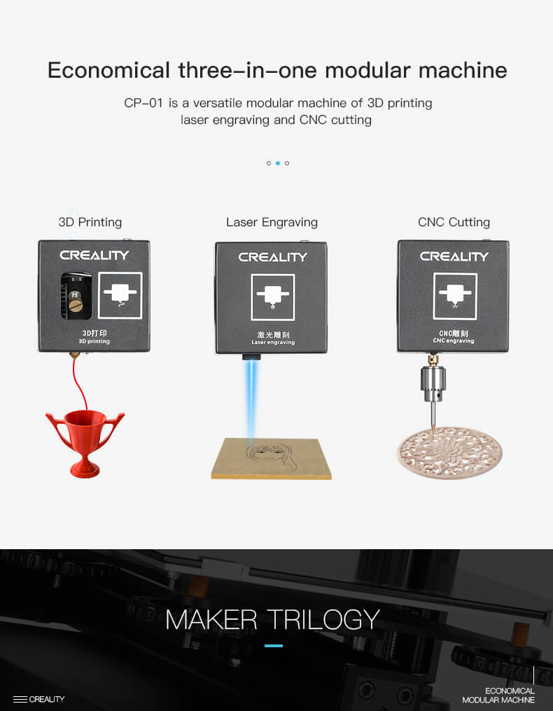 Creality Cp 01 3d Printer Cnc Laser Engraving 0 0 0 Mm 3d Prima 3d Printers And Filaments