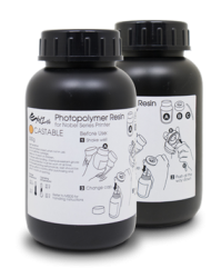 XYZprinting UV Curable Resin Castable 2 x 500 ml Bottles